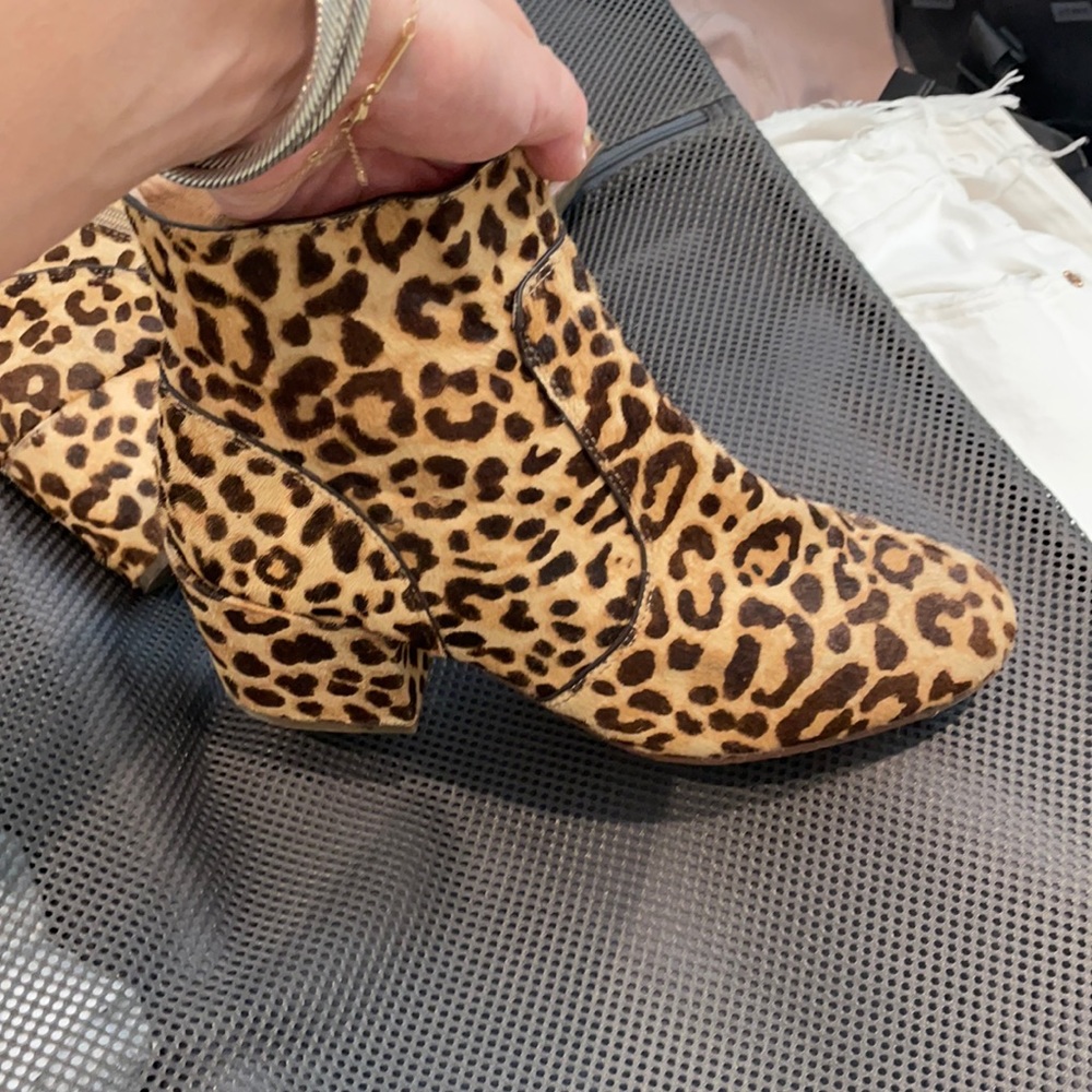 Steve Madden Leopard Print Booties